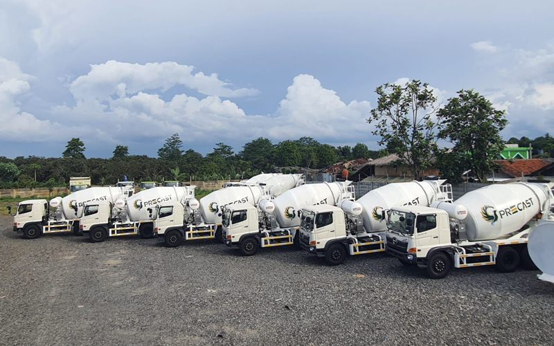 Harga dan Spesifikasi Truk Hino 500 Mixer / Molen Kapasitas 7 Kubik